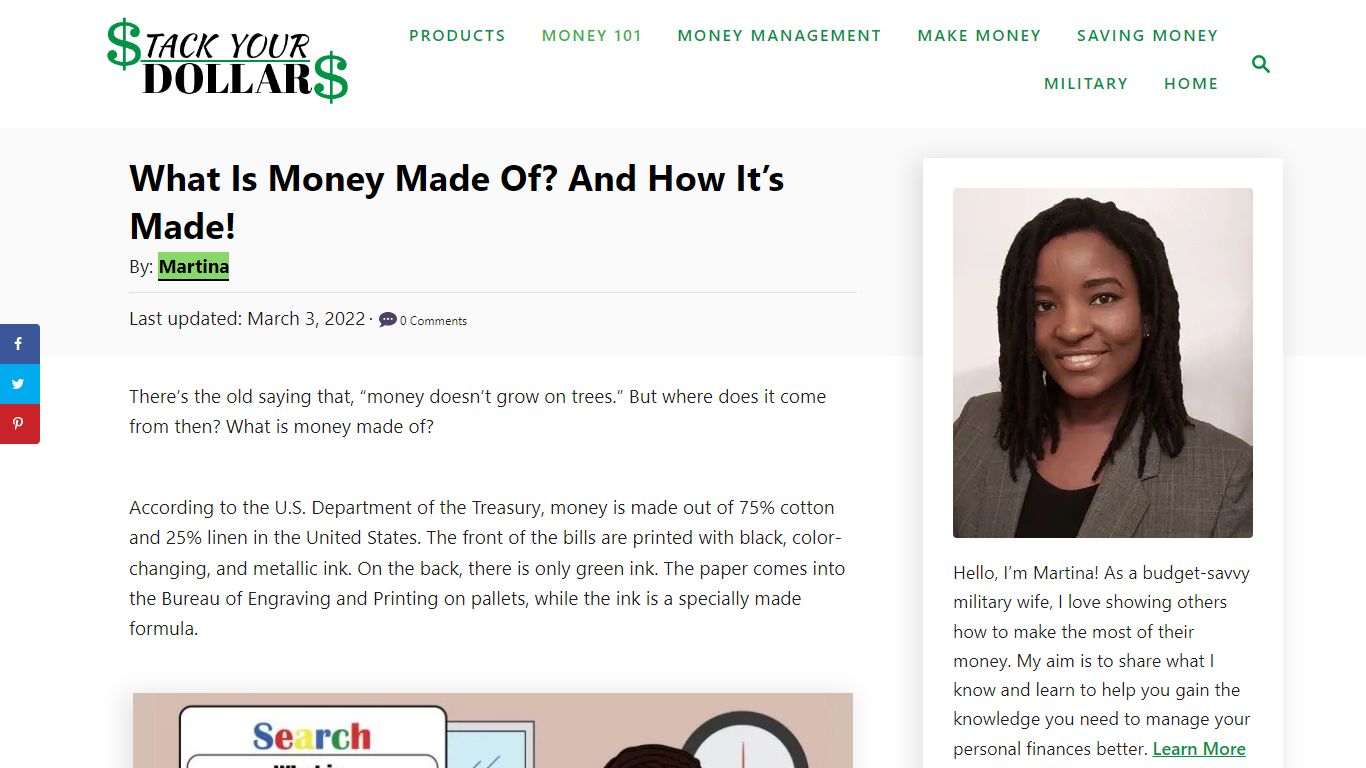 What Is Money Made Of? And How It's Made! - Stack Your Dollars