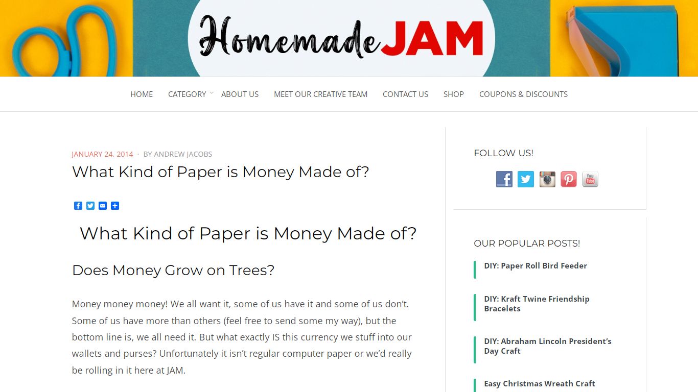 What type of paper is money made out of? - JAM Paper Blog